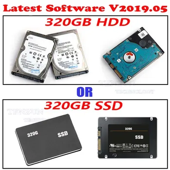 A+++ Kokybės Full Chip V2020.03 naujausią programinę įrangą, HDD SSD MB STAR C4 su WIFI Funkcija MB SD Connect Kompaktiškas 4 Diagnostinis Įrankis