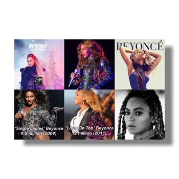 Beyonce Giselle Knowles HD plakatas Naujus produktus 2018 m.