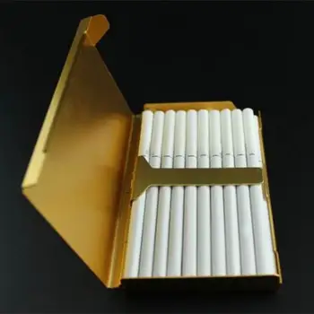 20 Vienetų Pajėgumų Metalo Cigarečių Atveju Konteineris Kišenėje-box Pypkių ir Cigarų Turėtojas Atveju Slim Lady LADA-pardavimas