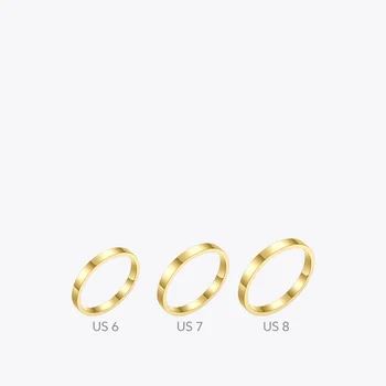 ENFASHION Paprastų Žiedų Moterų Aukso Spalvos Nerūdijančio Plieno Minimalistinio Šviesos Žiedas 2020 bižuterijos Anillos Mujer R4073