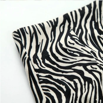 Moterų Sijonai Zebras Dryžuotas Išspausdinti Mini Sijonas Plonas Užtrauktukas Seksualus Mados Aukštos Juosmens Streetwear Visas rungtynes korėjos Retro Stiliaus Ponios