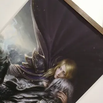 World of Warcrafts plakatas HD drobės plakatas apdailos dažymo Sylvanas Windrunner Jaina kabinti medienos pažymėkite tapyba