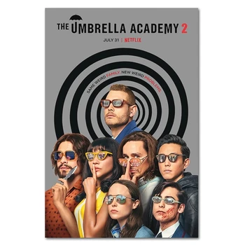 TV komedija skėtis kolegija sienos meno plakatas šeimos kambarys apdailos drobė, tapyba plakato spausdinimas 2020 m. 2 sezono filmą nuotrauką