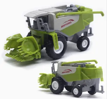 Aukštos modeliavimo 1:50 lydinio ūkininkas automobilio modelį,vaikai, naujo derliaus nuėmimo žaislas,ūkininko ūkis, derliaus nuėmimo,nemokamas pristatymas