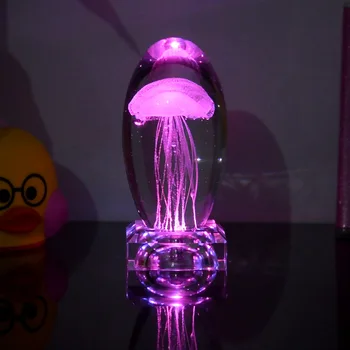 Medūza lempos jellyfish šviesos 3D vaikų naktį šviesa, kūdikis lampara LED Daugiaspalvis Apšvietimas Kristalų Žvejoti Vaikas Dovanos Dekoras