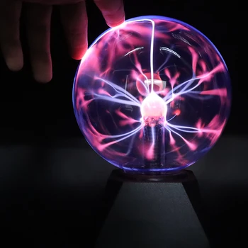 Magic Crystal Plazmos Kamuolys Jutiklinis led Lempos 3/4/5/6 colių Magija Stiklo Srityje Naujovė led Apšvietimas kamuolys led lemputė Plazmos Stalo Lempa