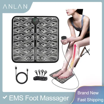 ANLAN Elektros EMS foot massager elektros tens elektrodų Kilimėlis Apyvartą, Pėdų Refleksologijos Giliai Minkymo atsipalaiduoti