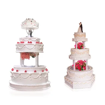 Plastikiniai, Baltos spalvos Grecian Ramsčių Vestuvių Tortas stovi minkštas pyragas priemonės padeda Pelėsių Valentino Dieną Vestuvių Pyragas Apdaila įrankiai