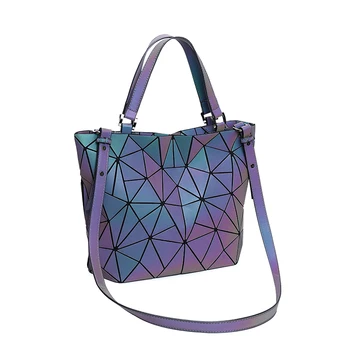 2020 diržas ponios krepšiai, Rankinės Moterų Šviesos Geometrijos Nešti Dygsniuotas Pečių Maišą moterų didelės talpos Lether maišelį, garsaus prekės ženklo