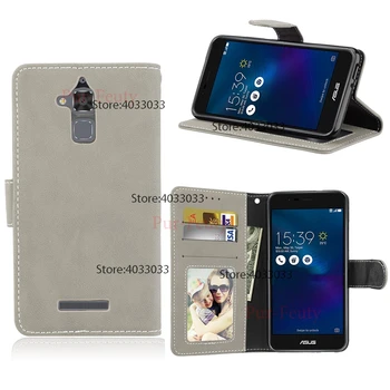 Flip Case For ASUS Zenfone 3 Max ZC520TL X008 X008D Piniginės, Mobiliojo Telefono PU Odos Padengti Coque Už ASUS ZC 520TL X008DA Maišelį Atveju
