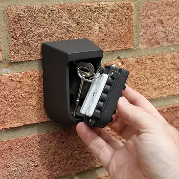 2020 Lauke Home Security Lydinio Raktas Dėžutės Saugojimo Organizatorius Lange Įrašykite Seifo Sienos Kabo Raktas Kodo Užraktas Sustorėjimas Geležies Raktų Dėžutės Raktas