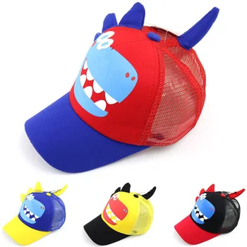 Doit 2020 m. Vaikų Beisbolo kepuraitę dinozaurų animacinių filmų vasaros Hip-Hop vaikams, Skrybėlės, Berniukų, Mergaičių kepurės Kepurės snapback gorras