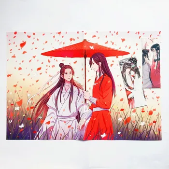 Naujas Kinijos Anime Tian Guan Ci Fu Tapybos Kolekciją Knygos Komiksų Nuotraukų Albumą Plakatas Dovana Anime Aplink