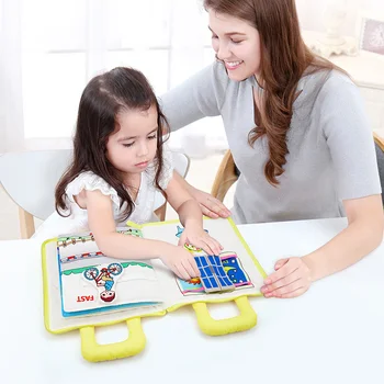 Kūdikių Montessori Žaislai 0 12 24 36 Mėnesių 3D Minkšta Šluoste, Knygų Vaikams Priešingybės Ramioje Knygos Berniukas, Mergaitė, Gimtadienio, Kalėdų Dovana