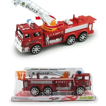 Modeliavimo Gaisrinės Traukti Atgal Žaislas Inercinės Fire Truck Žaislas Vaikų Žaislas Automobilis Didelės Inercijos Modeliavimas Fire Truck Kopėčių Modelis