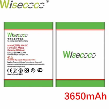 Wisecoco 3650mAh MAGIJA CUBOT MAGIJA Mobiliųjų Telefonų Sandėlyje Aukštos Kokybės +Sekimo numerį
