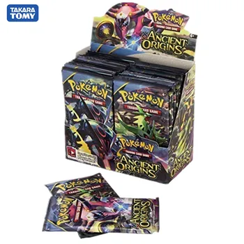 324pcs/box Pokemon Kortas XY: Senovės Kilmės Booster Box Prekybos Kortų Žaidimas Surinkimo Žaislų, Įvairių tipų korteles