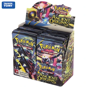 324pcs/box Pokemon Kortas XY: Senovės Kilmės Booster Box Prekybos Kortų Žaidimas Surinkimo Žaislų, Įvairių tipų korteles