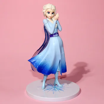 2021 Disney Naujo Užšaldyti 1set Karalienė Elsa 21cm PVC Veiksmų Skaičius, Anime Lėlės Figūrėlės Vaikams, Žaislas Vaikams Dovanų karšto žaislai