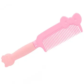 Rožinės spalvos Plaukų Šepetys Šukos Anti Static Oro Ląstelių Nešiojamų Hairbrush Animacinių filmų Masažo Įrankis Mielas Q Anti-static