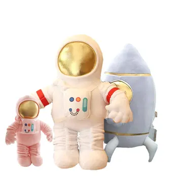 Pliušinis Astronautas & Erdvėlaivis Įdaryti Žaislas Minkštas Science Fiction Tipo Minkšta Lėlė, Vaikams, Žaislai, Kūrybiniai Žaislai Vaikams Gimtadienio Dovana