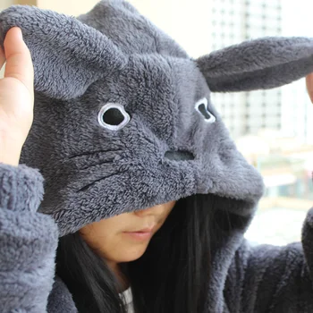 Mano Kaimynas Totoro Hoodie Cosplay Totoro Kostiumas Anime Megztiniai Striukė