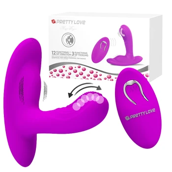 Sekso Produktai Vibratorius Stebėjimo G taško Vibratorių 3-funkcija kutenimas Klitorio Massager Belaidžio Nuotolinio Valdymo Sekso žaislai moteris