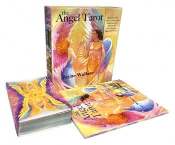 Angelas Taro : Apima Visą Kaladę sudaro 78, Specialiai Užsakė Taro Kortos ir 64 Puslapių Iliustruotą Knygą