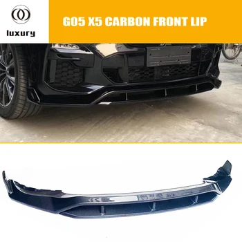 G05 X5 MP Stiliaus Anglies Pluošto Priekinio Buferio Lip Protector Už Naujas BMW X5 su M Paketu IKI 2019