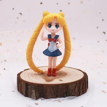 7CM Mielas Sailor Moon Vandens Ledas Mėnulyje Įvairių Miku Merginos, Big Eye Sumos Jaunimo Veiksmų Skaičius, Modelis Keychain Vaikams, Žaislai, Lėlės
