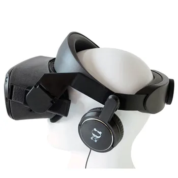 Patogus Lankelis Dirželis Oculus Quest VR Ausines Priedai, Reguliuojamas Galvos Dirželis neslidus VR Šalmas Diržas su Ausinių