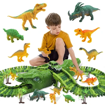 Vaikų Žaislas Dinozauras, Elektros Geležinkelio Lenktynių Automobilis 