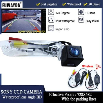 FUWAYDA Automobilio Galinio vaizdo kamera CCD Vandeniui Atvirkštinio Atsarginės automobilių Stovėjimo aikštelė Kamera su parkavimo linijas Kia Sportage R 2010-M. HD