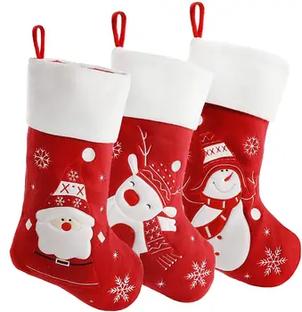 Kalėdų Kojinę 110 vnt Raudoną kojinę