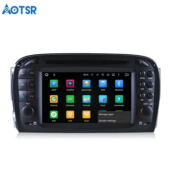 Aotsr Android 8.0 Automobilių DVD grotuvas Headunit Mercedes Benz SL R230 SL500 2001-2007 multimedijos radijo Navigacijos GPS 2 di
