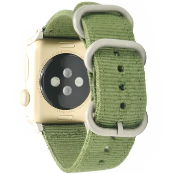 Karšto Parduoti Nailono Watchband Apple Watch Band Serijos 5/4/3/2/1 Sporto Nailonas Apyrankė 42mm 38mm Dirželis iWatch Juosta Adapteriai