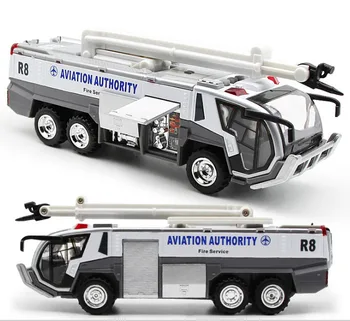 1:32 Oro Uoste Avariją Fire Truck Gaisro Variklio, Elektros, Lieto Inžinerijos Transporto Priemonių Automobilio Modelį Žaislas Su Garso, Šviesos, Traukti Atgal, Dovanos