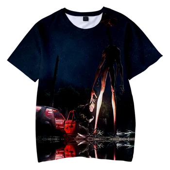 Sirena Galvos 3d Print T-shirt Scp Siaubo Žaidimas Streetwear Vyrai Moterys Mados Marškinėliai Hip-Hop Vaikų Vaikai Tees Viršūnes Berniukas, Mergaitė, Marškinėlius