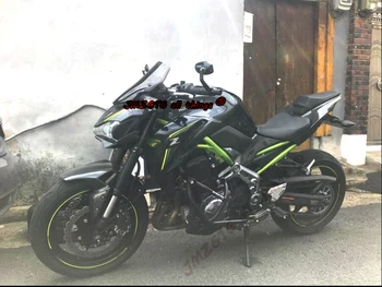 Motociklo Veidrodėlis CNC Aliuminio išilginis Pabaigos galinio vaizdo Už KAWASAKI Z650 Z900 2017 18 19 20 2021 Pusėje Vairas tvirtinasi galinio vaizdo