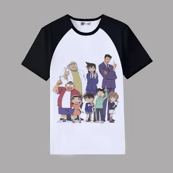 Conan T-shirt Detektyvas Kudo Shinichi Pavogtas Kidd Vasaros Studentų Suaugusiųjų Vaikų Drabužiai Laisvi trumpomis Rankovėmis