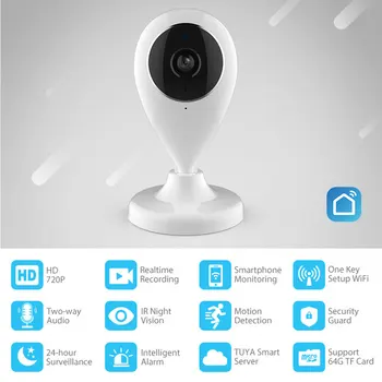 Wi-fi IP Kamera, Wireless Smart Home Security Priežiūros SmartLife APP Kontrolės dvipusis Garso Veikia Su Alexa Echo 