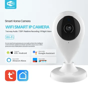 Wi-fi IP Kamera, Wireless Smart Home Security Priežiūros SmartLife APP Kontrolės dvipusis Garso Veikia Su Alexa Echo 