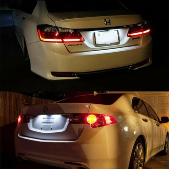 GTinthebox Klaidų White Xenon LED Automobilių Licenciją Plokštelės Žibintai Honda Civic Sutarimu Pilotas, Acura MDX LR TL TSX RDX ILX ir kt 12V