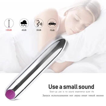 Mini Vibratorius Kulka 10 Greičio Stiprios Vibracijos USB Įkrovimo G-spot Masažas Moterų Masturbacija Suaugusiųjų Sekso Žaislai Moterims