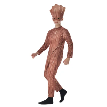 Reneecho Vaikų Globėjai Galaxy Groot Kostiumas Helovinas Kostiumas Berniukams Medžio Cosplay