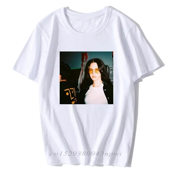 Lana Del Rey Laiškas Spausdinti Atsitiktinis Juokingi Marškinėliai Vyrams Balta Top Aukštos Kokybės O-Kaklo Vyrus/Moteris, Vasarą Plius Dydis Vintage Marškinėliai