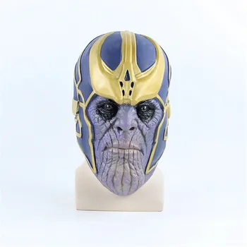 Ainiel Thanos Pirštinė Infinity Kaukė Cosplay Endšpilis 4 Thanos Šalmas, Pirštinės Latekso kaukė Helovinas Thanos kaukė vyrams