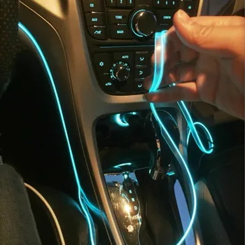 Automobilių Aksesuarų, Interjero LED Šaltos šviesos Atmosferą, žibintus, renault duster megane 2 captur 