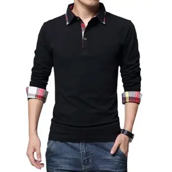 ARCSINX Black T-Shirt Vyrai 5XL Plius Dydis Atsitiktinis ilgomis Rankovėmis Marškinėliai Vyrams Medvilnės Pavasario T Marškinėliai Vyrams Mados Prekės ženklo T-Shirts Vyras 4XL