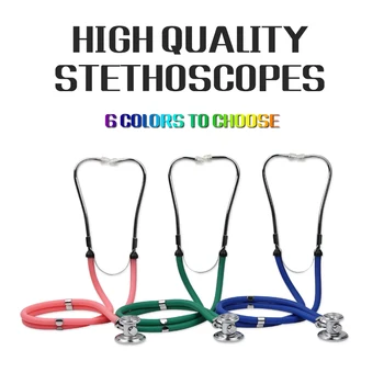 Daugiafunkcinis Medicinos Stetoskopas Nešiojamų Reguliuojamas Ausų HookMedical Stetoskopas Dual Vadovauja Daugiafunkcinis Stetoskopas